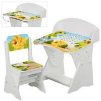 купить Регулируемая парта со стульчиком ML-315-13-1 (белая)