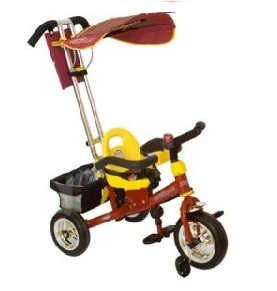 Детский трехколесный велосипед Profi Trike КТ 099 Eva Foam с ручкой