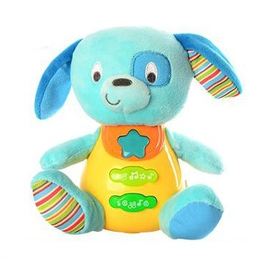 Плюшевая музыкальная собачка WinFun 0686-NL