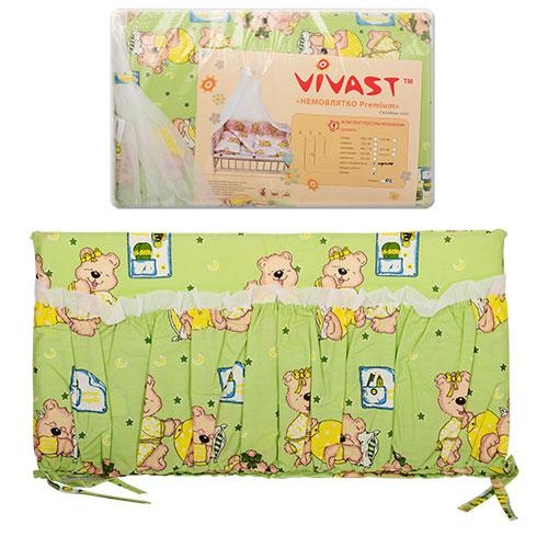 Защита для кроватки Vivast М V-612-04-1 (4 предмета)