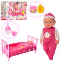 купить Детская кроватка с пупсом 6898 со звуковыми эффектами и аксессуарами