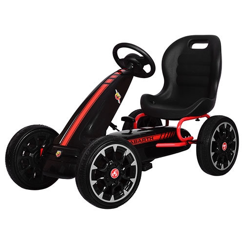 Детский педальный карт Bambi M 3659E-2 железный с ЕВА колесами (черный)