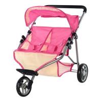 купить Сидячая прогулочная кукольная коляска 9667 для кукол - близнецов