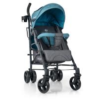 купить Универсальная детская коляска El Camino ME 1029 BREEZ Ocean прогулочная трость (серо-мятная)