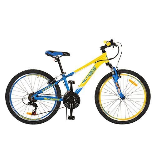 Спорт-велосипед 24" Ukraine Style G24A315-M-UKR-1 навесное Shimano (желто-голубой)