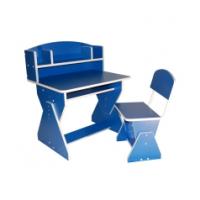 купить Регулируемая парта со стульчиком Bambi HB 2070 однотонная, с полочками (о)