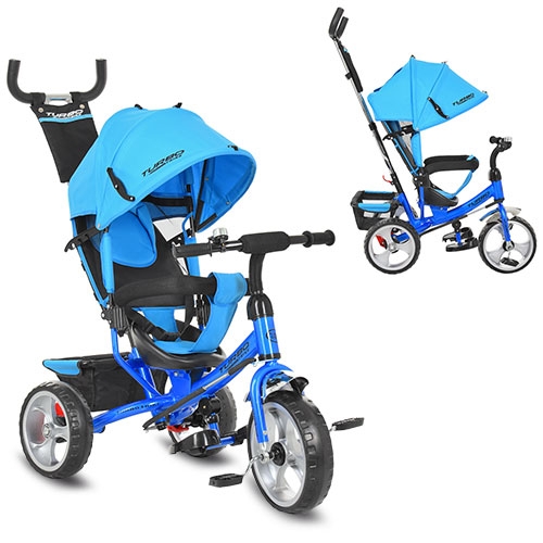 Колясочный велосипед TurboTrike M 3113-5 (голубой)