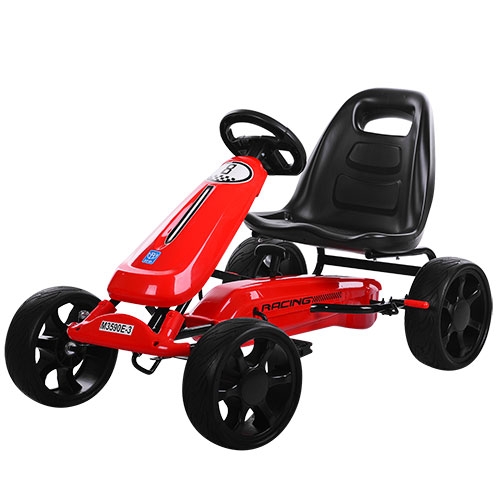 Детский педальный карт BAMBI M 3590E-3 железный колеса EVA (красный)