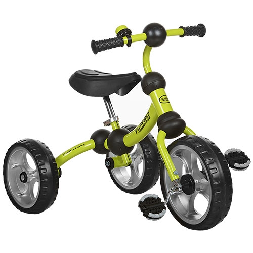 Детский трехколесный велосипед Turbotrike M 3192-4 со звоночком (салатовый)