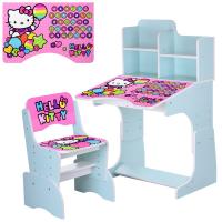 купить Детская парта растишка Hello Kitty W 2071-64-5 со стульчиком (мятная)