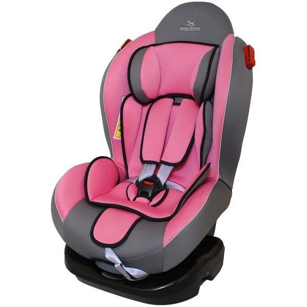 Автокресло Baby Shield Smart Sport II темно-серый/розовый (с поддоном) 477