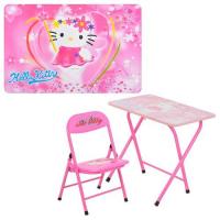 купить Детский Столик со стульчиком DT 18-11 Hello Kitty, складной (розовый)