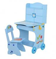 купить Парта W 118 на колесиках, с часами