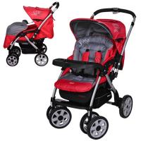 купить Коляска детская G328-3 книжка чехол на ножки (красная)