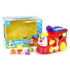 Обучающий паровозик 9155 JOY TOY, сортер (звук, свет)