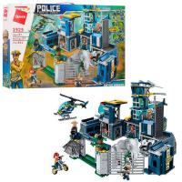 купить Конструктор детский Здание полиции Qman 1925 с фигурками транспортом (961 деталь)