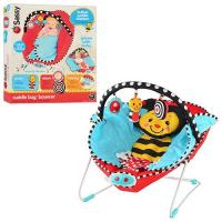 купить Шезлонг-качалка детский 70016 Бабочка, с одеялком и подушкой