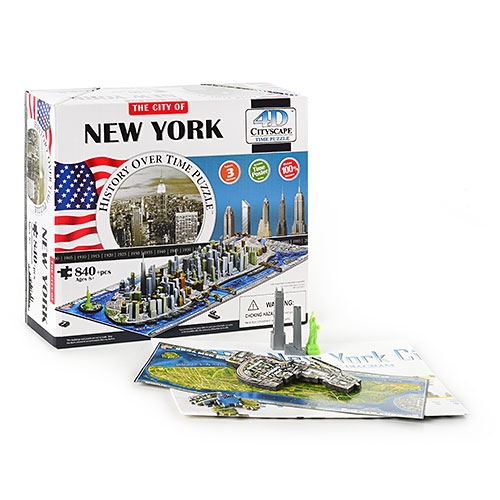 Пазлы 4D Cityscape 40010 Нью-Йорк США (120 деталей)