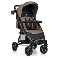 купить Детская прогулочная коляска BAMBI M 3409-3-17 книжка глубокий капюшон (черно-кофейная)