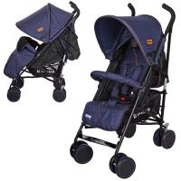 купить Коляска для детей KING M 3427-4 прогулочная трость (синий)