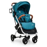 купить Коляска детская прогулочная M 3910-12 YOGA II книжка лен (бирюзовая)