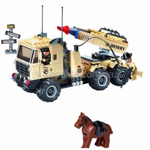 Конструктор BRICK Военная серия 822 «Зона боевых действий» (310 деталей)