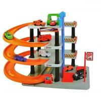 купить Детский гараж PlaySmart 0849 четырехэтажный 4 машинки