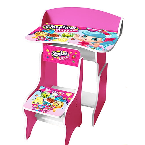 Детская парта 301-20 растишка Shopkins (малиновая)