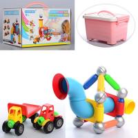 купить Детский магнитный конструктор J-12A в чемодане (52 детали)