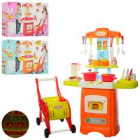 купить Кухня для детей 889-123-124 плита и духовка со звуком и светом