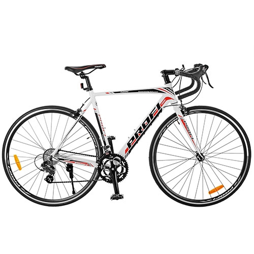 Спортивный велосипед 28 дюймов Profi G53CITY A700C 3.3H (бело-красный)
