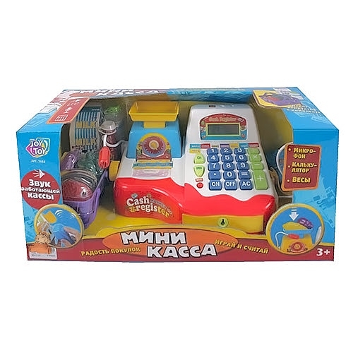 Кассовый аппарат 7162 весы,микрофон,калькулятор