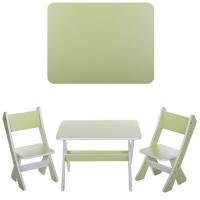 купить Детский столик со стульчиками М 2101-09 (салатовый)
