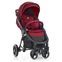 купить Прогулочная коляска книжка El Camino ME 1022L EXPERT Deep Red дождевик матрас чехол (красная)