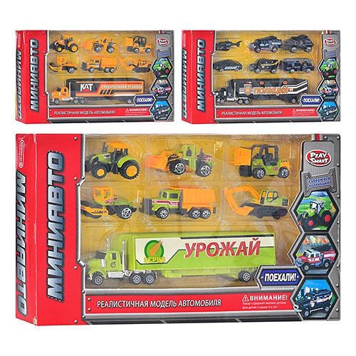 Игровой набор спецтехники PlaySmart 6385-1-3