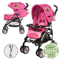 купить Коляска детская Маша и Медведь MM 0068-2 прогулочная (малиновая)