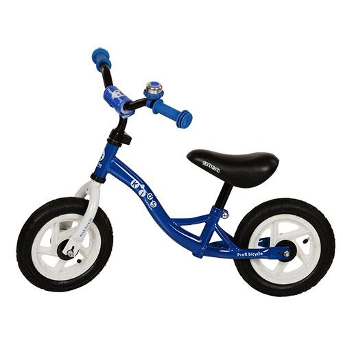 Детский беговел ProfiKids 10 дюймов M 3127-2A резиновые колеса (синий)
