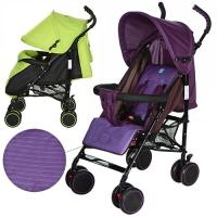 купить Детская коляска BAMBI M 3426-1 прогулочная трость (салатовая фиолетовая)