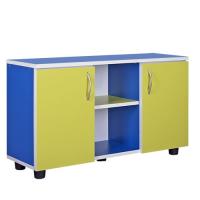 купить Тумбочка на ножках TS-5-4 ДСП (зелено-синяя)