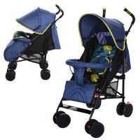 купить Коляска для детей M 3425L-4 прогулочная трость (сине-салатовая)