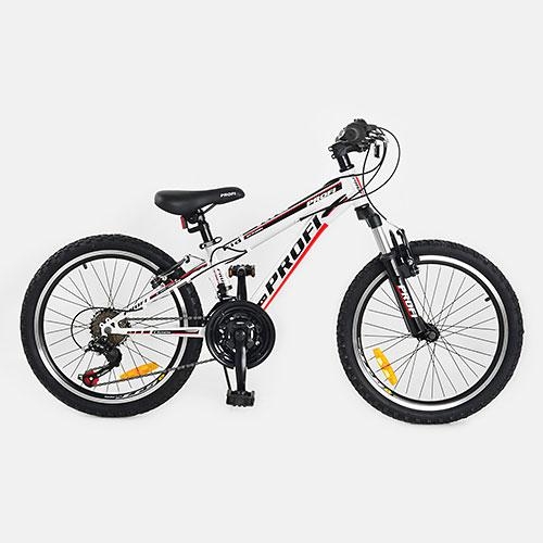 Спортивный велосипед Profi 20 дюймов G20A315-L1-W Shimano (бело-красный)