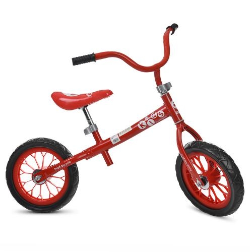 Детский беговел 12 дюймов Prof1 Kids M 3255-3 колесо EVA (красный)