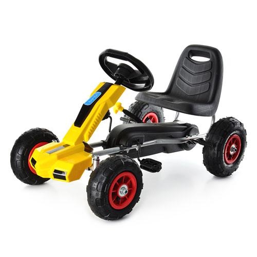 Железный педальный карт Bambi M 1565-6 (желтый)