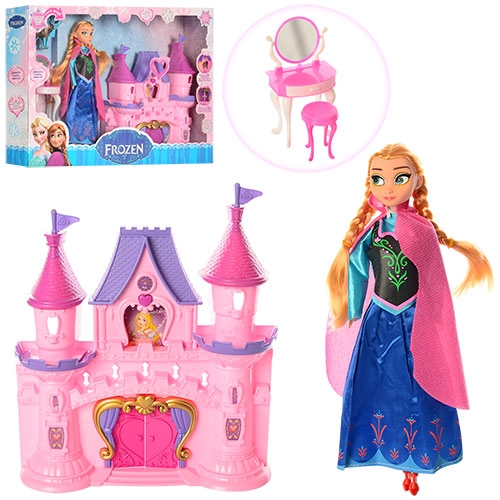 Игровой набор Frozen Замок принцессы 8806P с куклой и мебелью