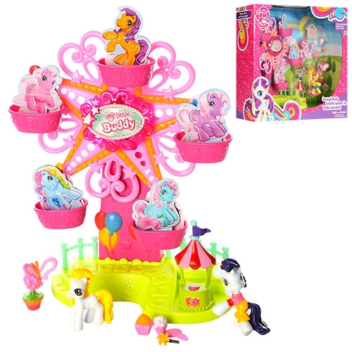 Игровой домик Little Pony 789 карусель с музыкой и светом