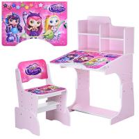 купить Парта со стульчиком для детей W 2071-44-2 Little Charmers регулируемая высота (розовая)