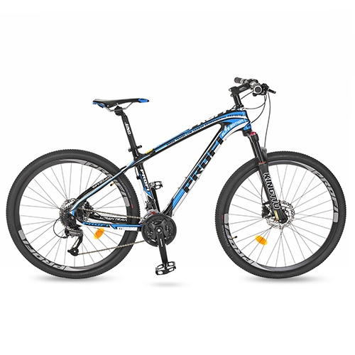 Спортивный велосипед 27,5 дюймов Profi EB275STUBBORN CB275.2 карбоновая рама 17" (черно-синий)