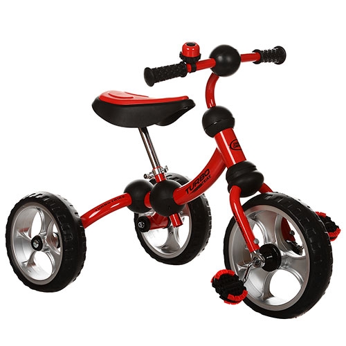 Детский трехколесный велосипед Turbotrike M 3192-2 со звоночком (красный)