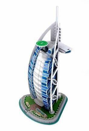 Пазлы 3D WD 2562 "Яхт отель-Дубаи"