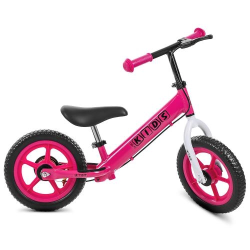 Детский беговел 12 дюймов PROFI KIDS M 3440B-7 колеса EVA (фуксия)